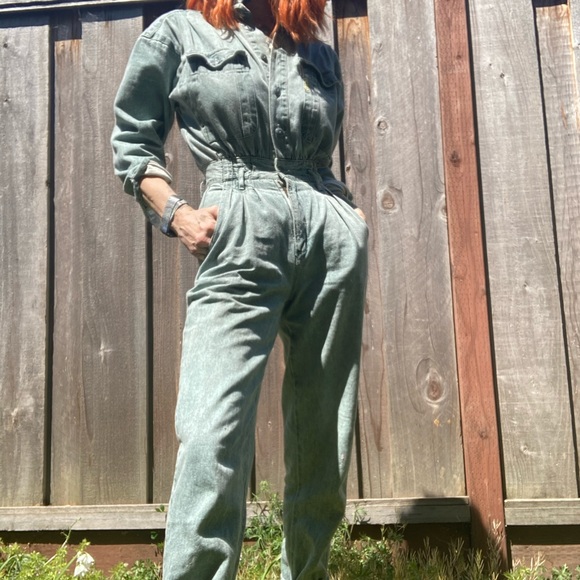 90s denim jumpsuit - Picture 8 of 8